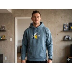 100 Thieves Pikachu Hoodie NWT Blue Pokémon Streetwear Pullover Sweatshirt. XS